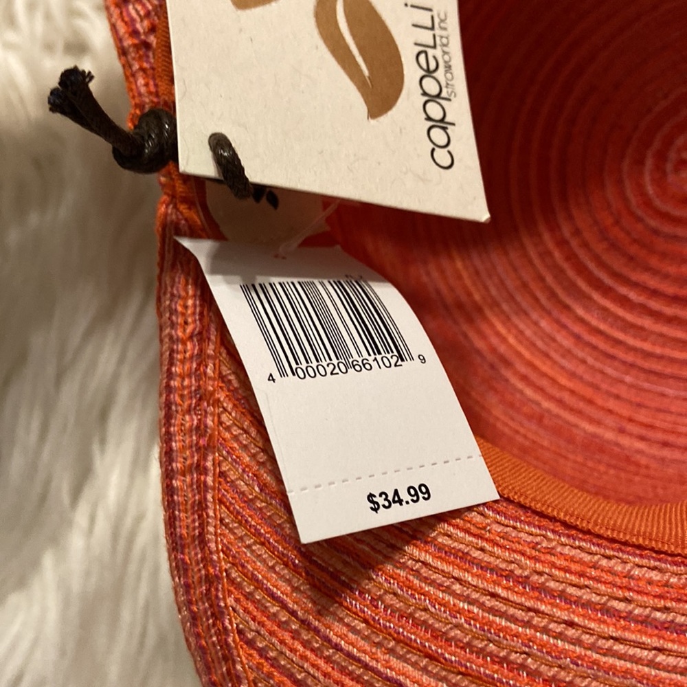 CAPPELLI Beach Hat  new with tags beautiful summer hut see pictures - Picture 6 of 12